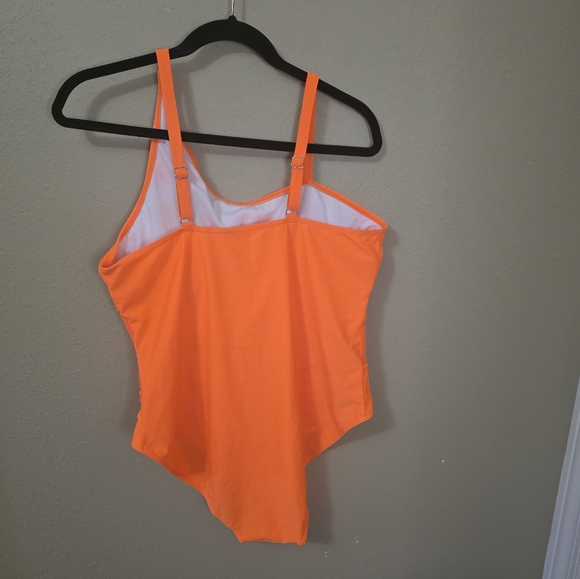 Orange One-Piece Swimsuit - Picture 3 of 3